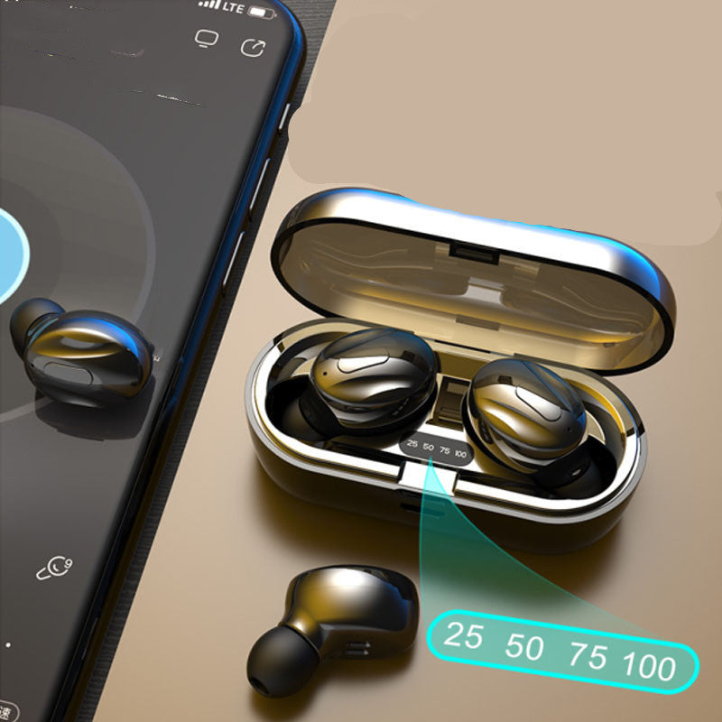 Auricolare con display digitale a LED, auricolare Bluetooth in-ear, auricolare wireless