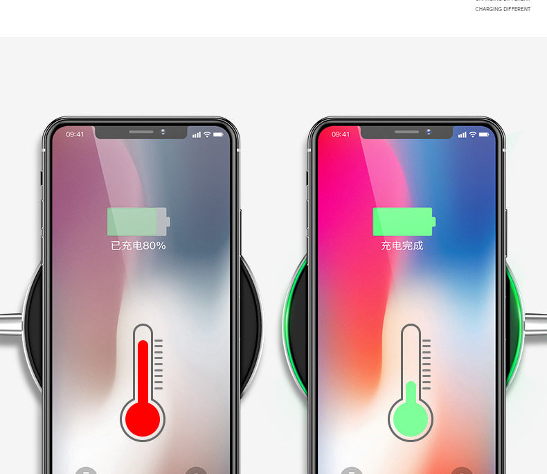Caricabatterie wireless per iPhone Caricabatterie wireless veloce per Samsung ad alta velocità