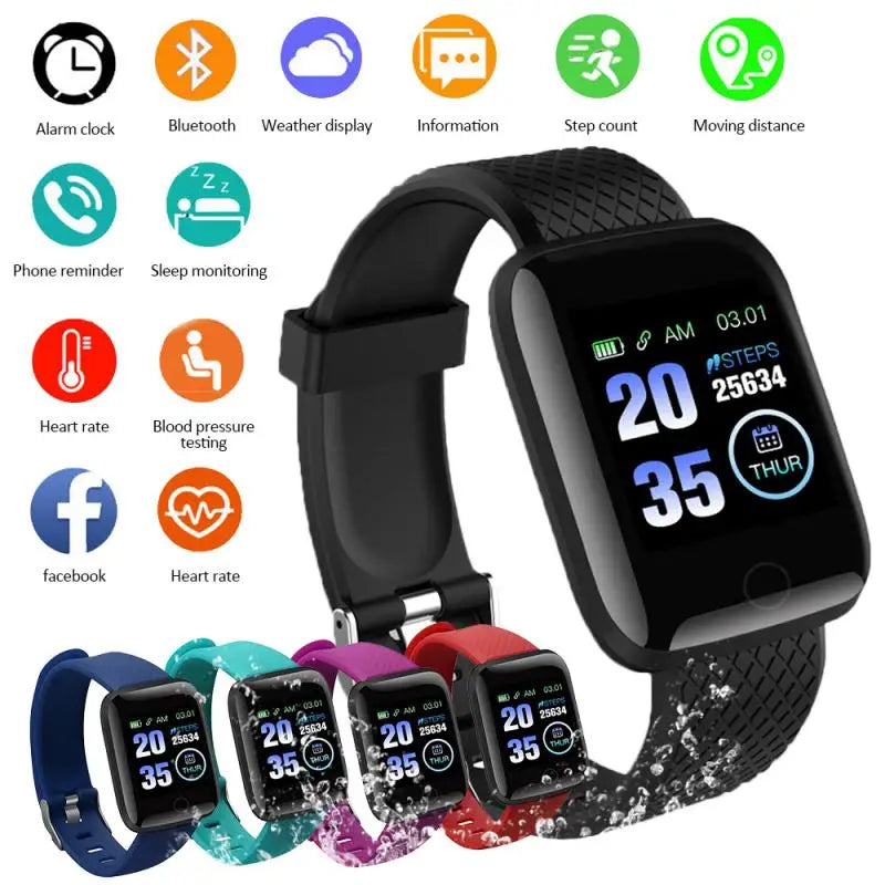 2022 116 PLUS Smart Watch uomo donna cardiofrequenzimetro fitness tracker orologio da polso chiamata Bluetooth Smartwatch sportivo impermeabile