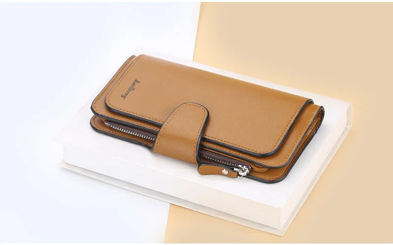 2024 Women Long Wallets Name Engraving Top Quality 15 Card Holders Classic Female Purse Zipper Brand Wallet For Women