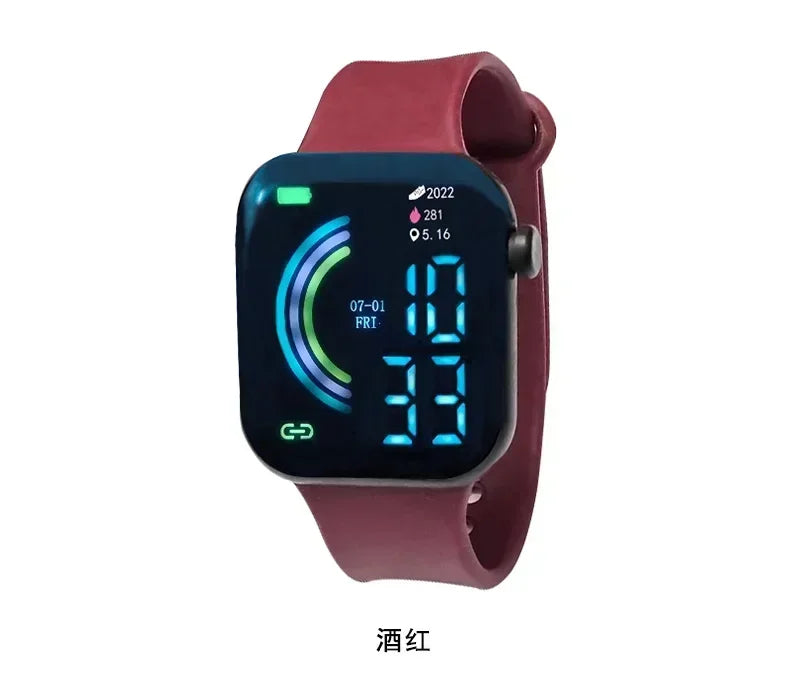 Orologio intelligente usa e getta per uomo Donna Orologi sportivi Chiama impermeabile collegato al telefono cellulare Orologi digitali fitness non ricaricabili