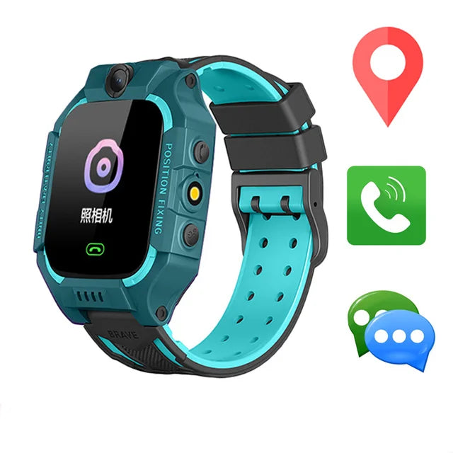 Smart Watch Studente Bambini Gps HD Chiama Messaggio vocale Smartwatch impermeabile per bambini Controllo remoto Foto Orologio maschile e femminile