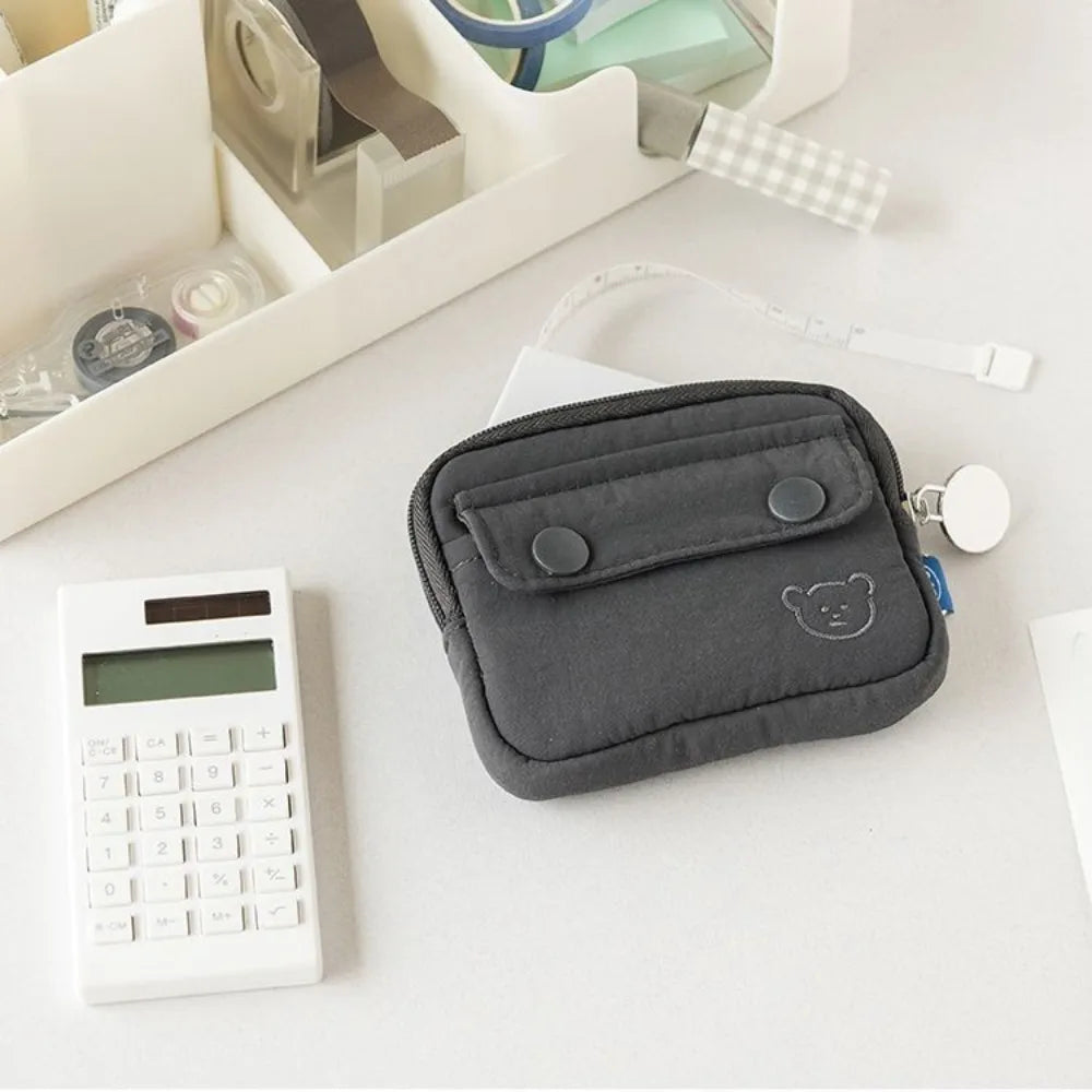 Money Coin Purse New with Key Ring Credit Card Holoder Wear-resistant Wallet Money Bag Male Female