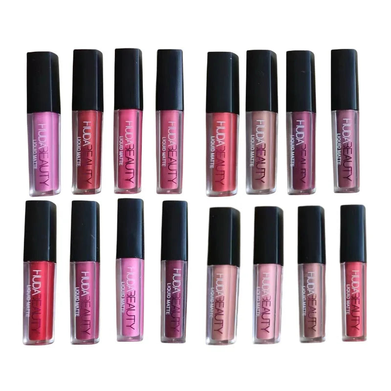 4pcs Nude Lipstick Set Matte Lip Gloss Waterproof Lip Glaze Tint Non-stick Non-Fading Lips HB Lip Makeup Cosmetic Lip Care