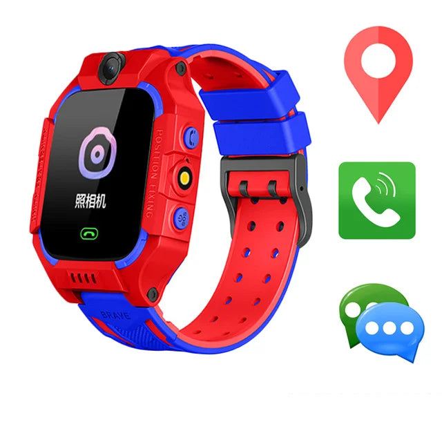 Smart Watch Studente Bambini Gps HD Chiama Messaggio vocale Smartwatch impermeabile per bambini Controllo remoto Foto Orologio maschile e femminile