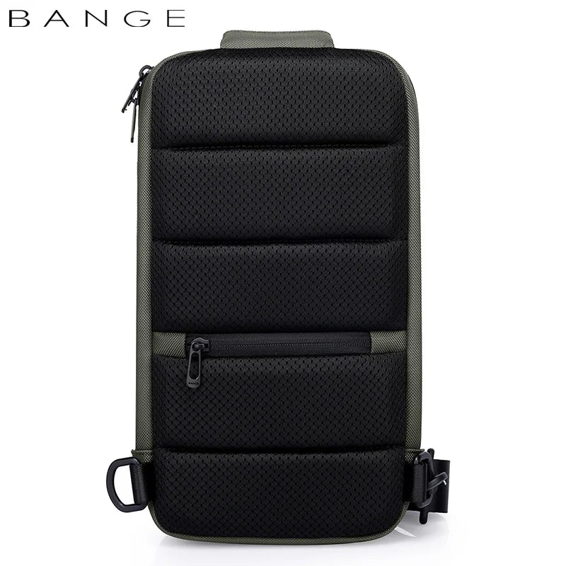 Borsa a tracolla BANGE per uomo Borse a tracolla portatile impermeabile Borsa a tracolla da viaggio per uomo da viaggio breve adatta per iPad da 9,7 pollici