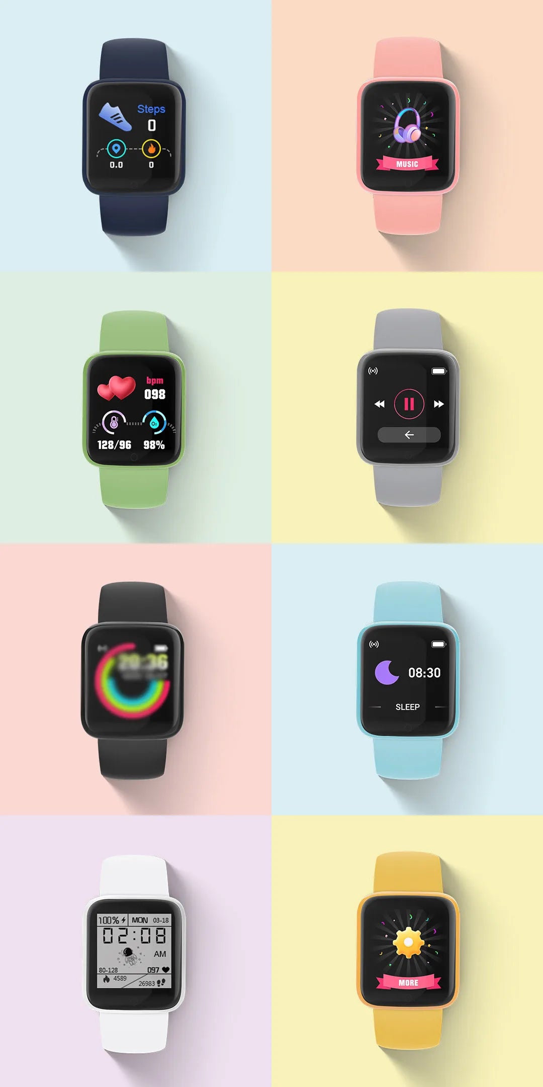 Orologi per bambini per ragazzi e ragazze Smart Sport Watch Orologio da polso elettronico digitale a LED da uomo Bluetooth Fitness relojes elettroniche