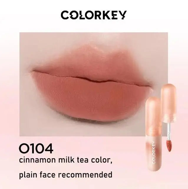 Liquid Lipstick Velvet Matte Lip Mud Easy to Wear Lip Makeup Cute Lip Tint Waterproof Women Beauty Cosmetics