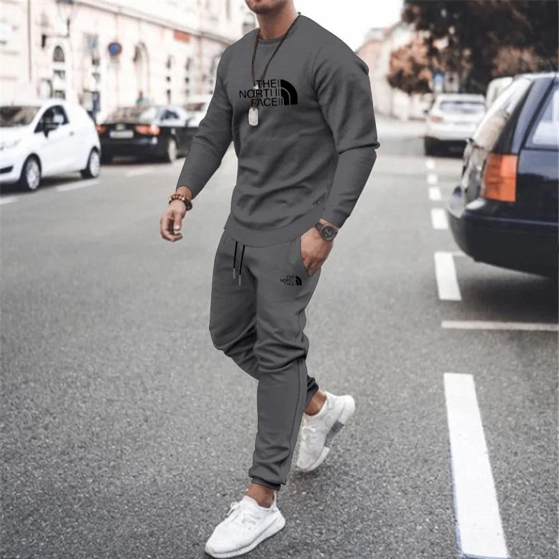 Men's hooded sportswear, sweater set and warm jacket, spring, autumn, winter, brand, 2024 men's jogging suit