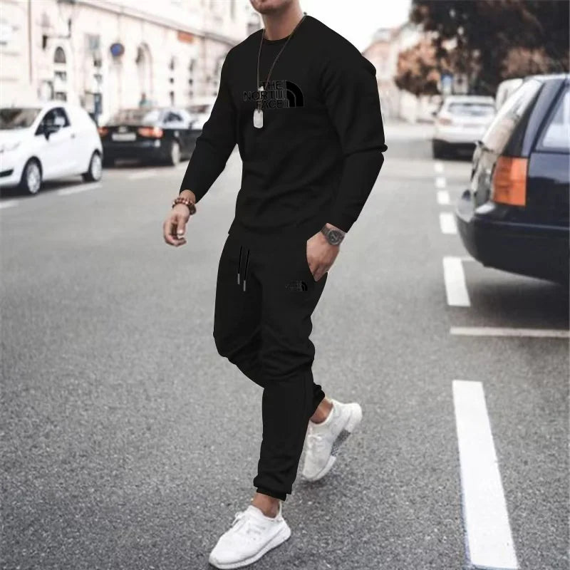 Men's hooded sportswear, sweater set and warm jacket, spring, autumn, winter, brand, 2024 men's jogging suit