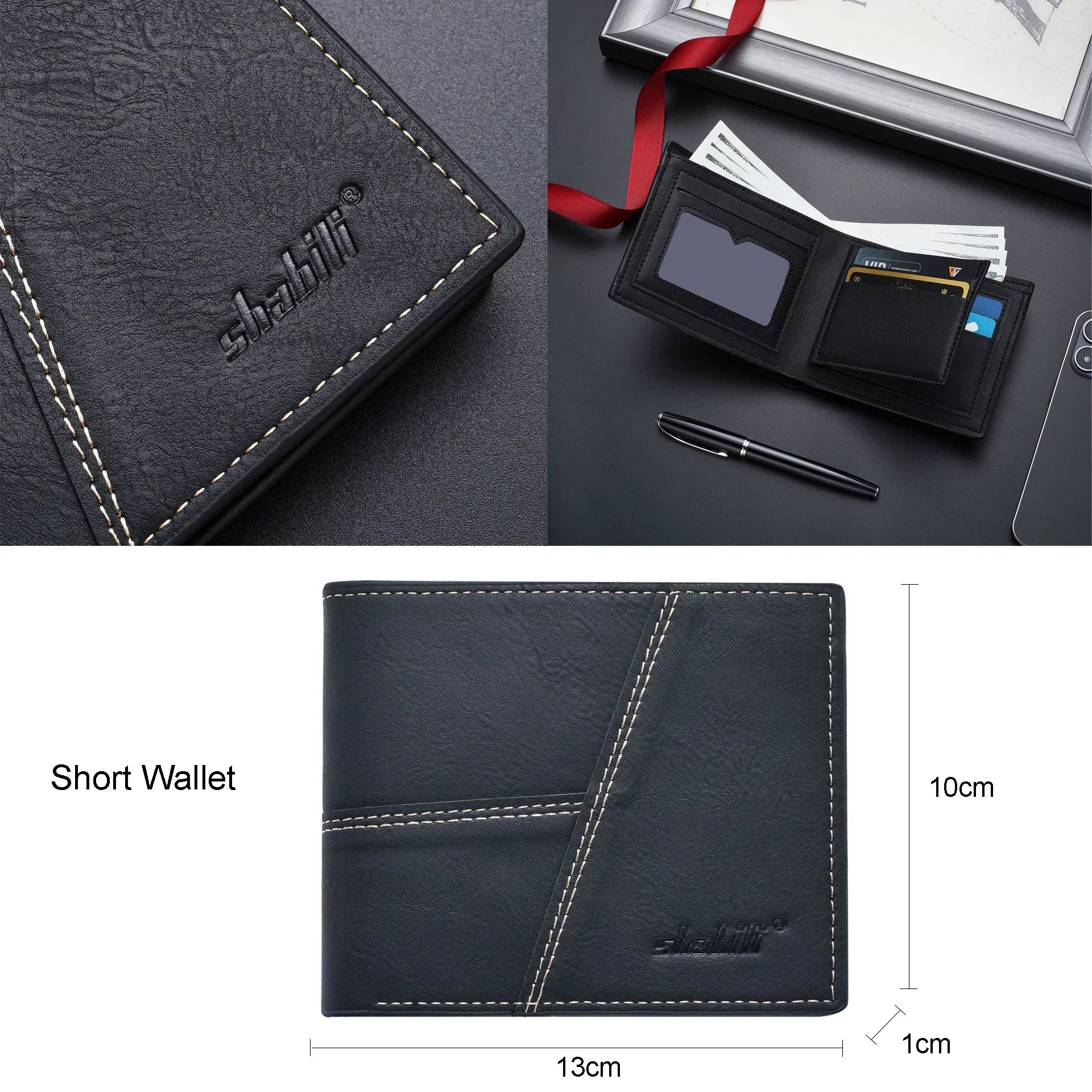 Men Leather Wallets Long Design Causal Purses Male Zipper Wallet Coin Card Holders Slim Money Bag High Capacity Credit Case