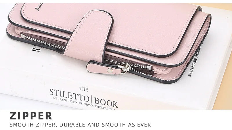 2024 Women Long Wallets Name Engraving Top Quality 15 Card Holders Classic Female Purse Zipper Brand Wallet For Women