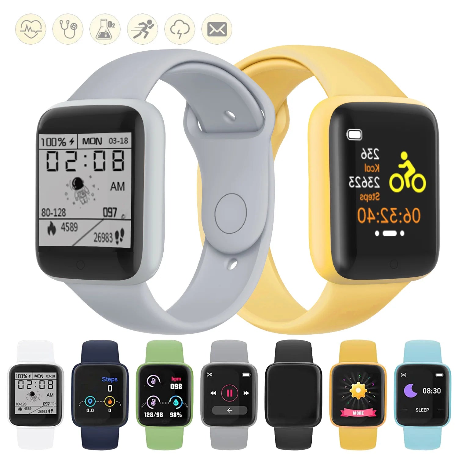 Orologi per bambini per ragazzi e ragazze Smart Sport Watch Orologio da polso elettronico digitale a LED da uomo Bluetooth Fitness relojes electronicos