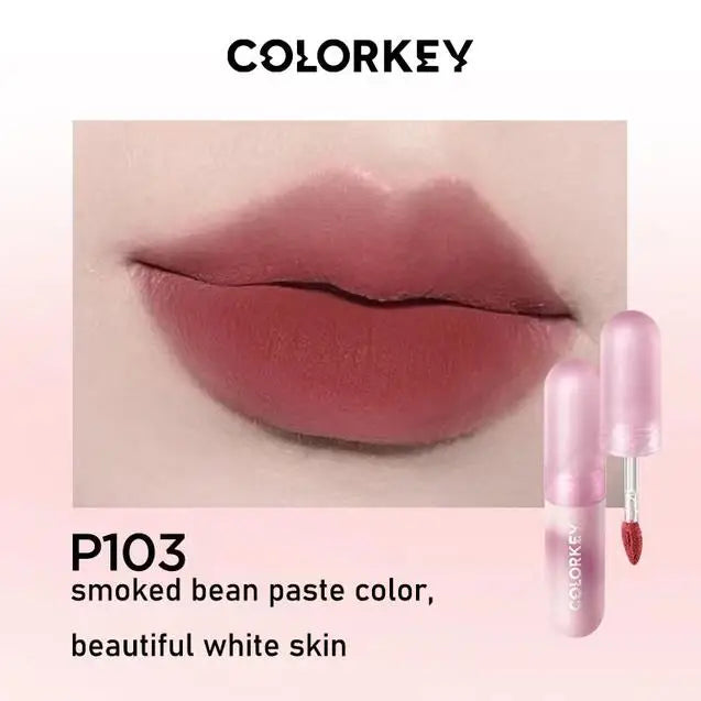 Liquid Lipstick Velvet Matte Lip Mud Easy to Wear Lip Makeup Cute Lip Tint Waterproof Women Beauty Cosmetics