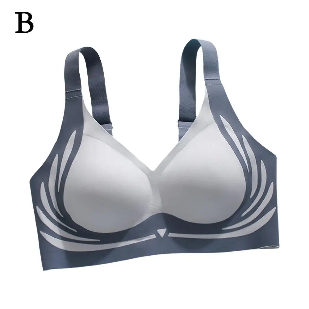 Reggiseno da donna con piccoli seni, morbido supporto, regolabile, senza acciaio, biancheria intima sexy, anti-cedimento, reggiseno senza cuciture, sollevabile