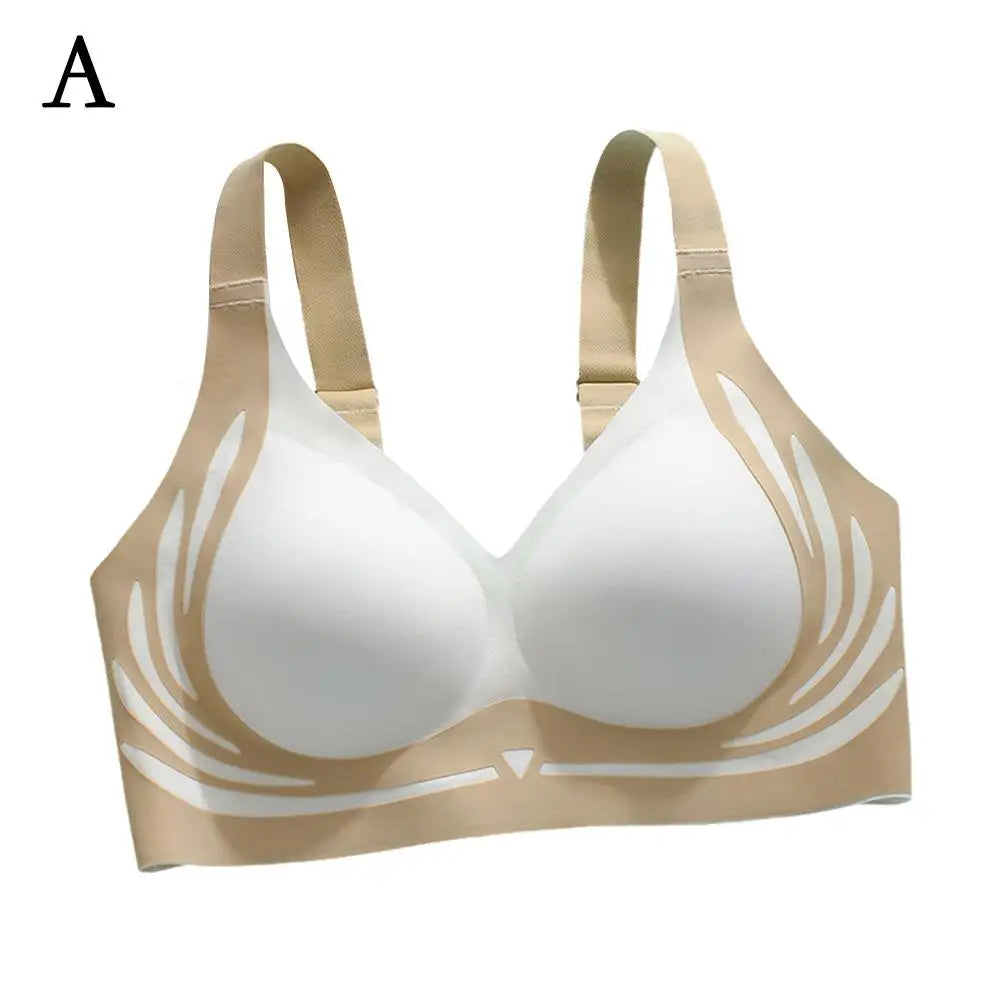 Reggiseno da donna con piccoli seni, morbido supporto, regolabile, senza acciaio, biancheria intima sexy, anti-cedimento, reggiseno senza cuciture, sollevabile