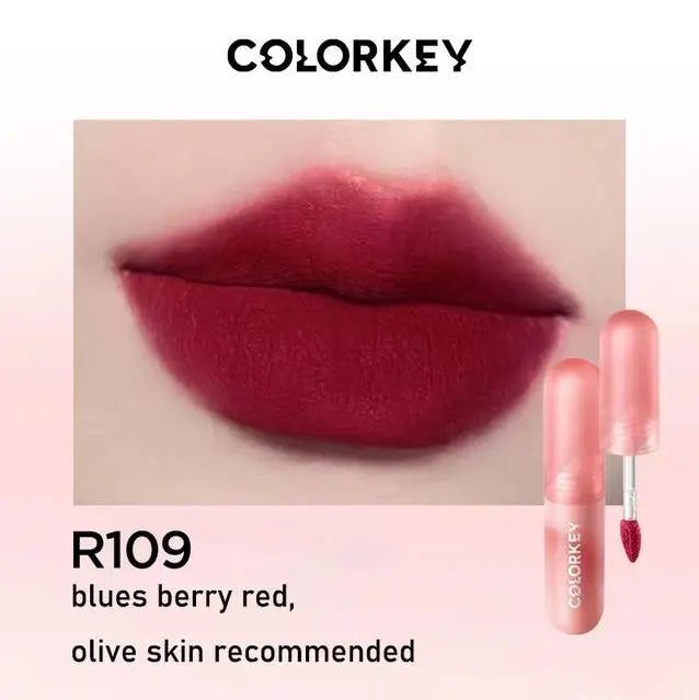 Liquid Lipstick Velvet Matte Lip Mud Easy to Wear Lip Makeup Cute Lip Tint Waterproof Women Beauty Cosmetics