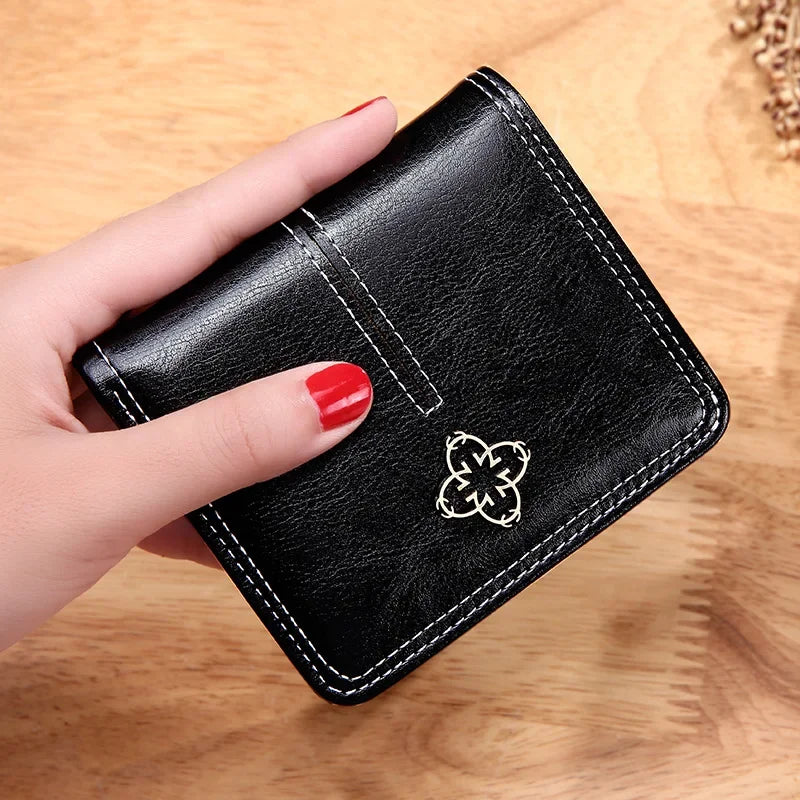 2024 Fashion Slim Women Wallets Mini Card Holder PU Leather Short Desigh High Quality Female Purse Coin Holder Women Wallets