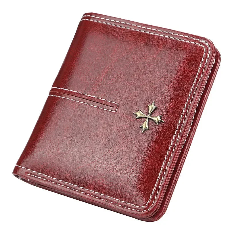 2024 Fashion Slim Women Wallets Mini Card Holder PU Leather Short Desigh High Quality Female Purse Coin Holder Women Wallets