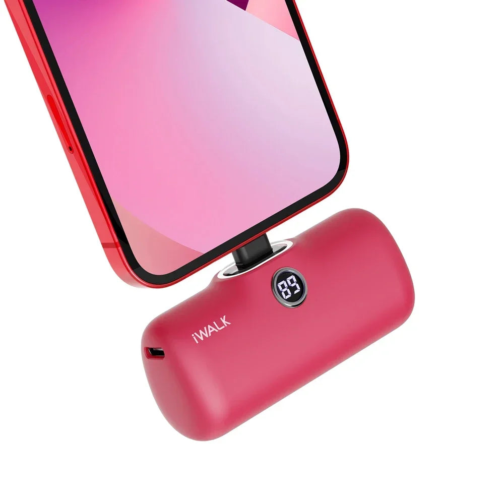 Caricabatterie portatile iWALK per iPhone Tutti i modelli: Mini 20W 4800mAh Power Bank wireless Batteria da viaggio a ricarica rapida Power Bank