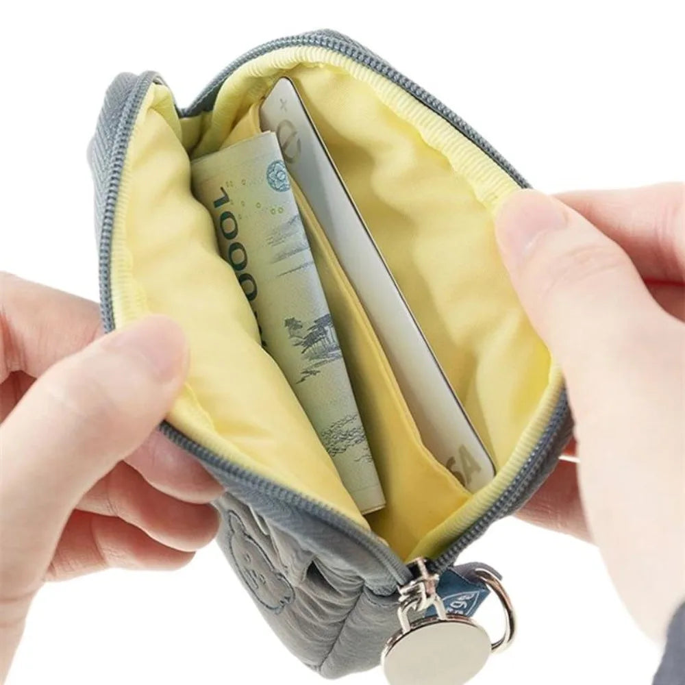 Money Coin Purse New with Key Ring Credit Card Holoder Wear-resistant Wallet Money Bag Male Female