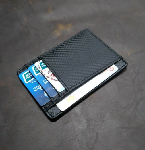 EXINOZ Leather Minimalist Wallet  RFID Blocking