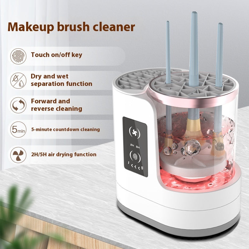 Electric Makeup Brush Cleaner Rechargeable Makeup Brushes Cleaning Tool Automatic Makeup Brush Cleaning Stand Device